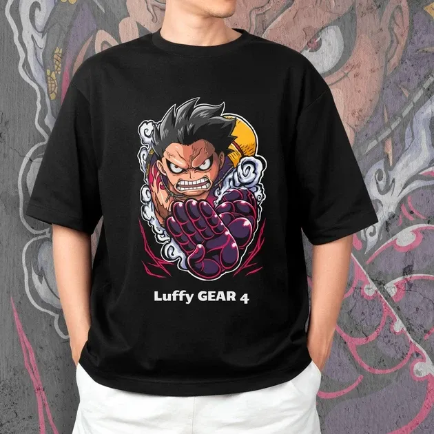Футболка для подростка мальчика с принтом Ван Пис Луффі Гір 4 Размер 160 Anime10027 Днепр - изображение 4