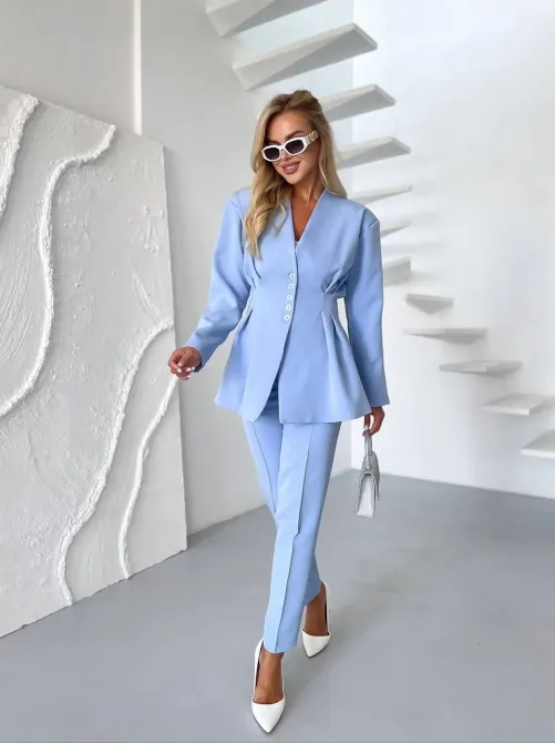 Женский костюм с пиджаком и брюками Одесса - изображение 8