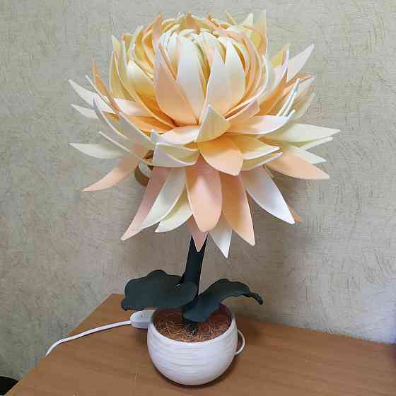 Світильник-нічник "Помаранчевий лотос" Дніпро