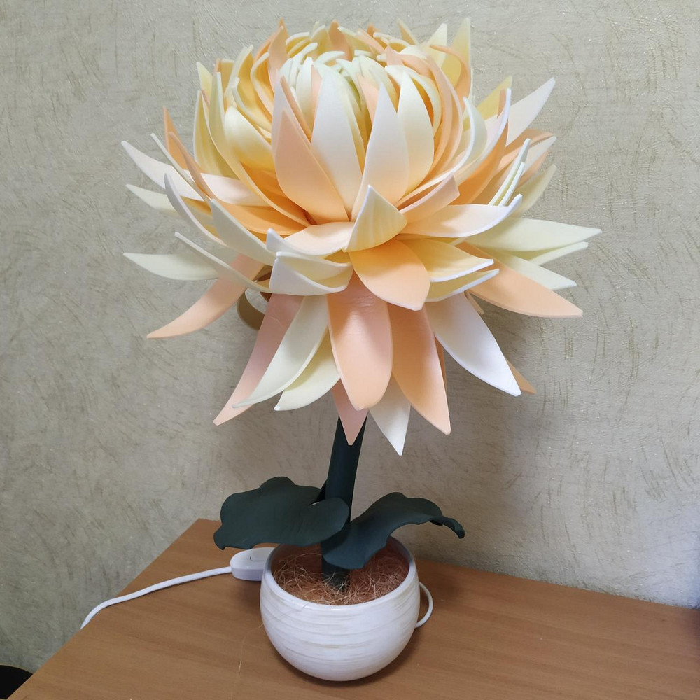 Світильник-нічник "Помаранчевий лотос" Дніпро - фото 4