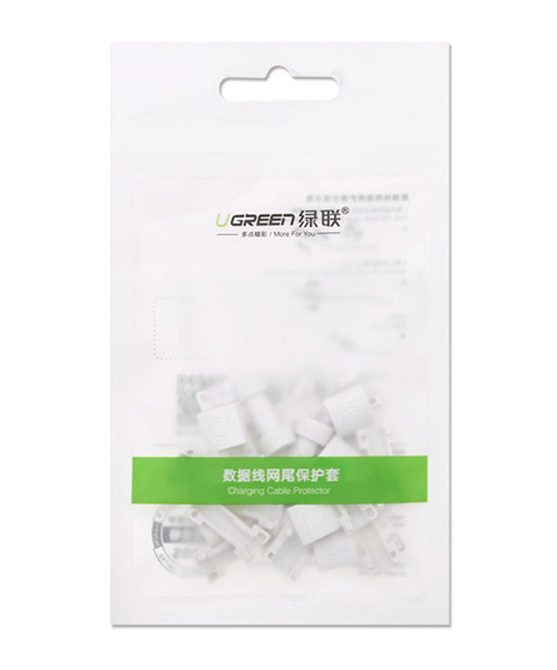 Захисна насадка UGREEN LP127 для кабелю Apple (Білі, 6 шт/уп) Николаев - изображение 10