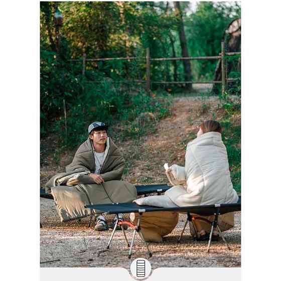 Спальник з капюшоном Naturehike LD350 CNK2300SD016, темно-зелений Київ