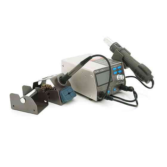 Паяльная станция термовоздушная BAKU BA-602C+ фен, паяльник, цифровая индикация, DC: 220V, 4A, 750W Киев