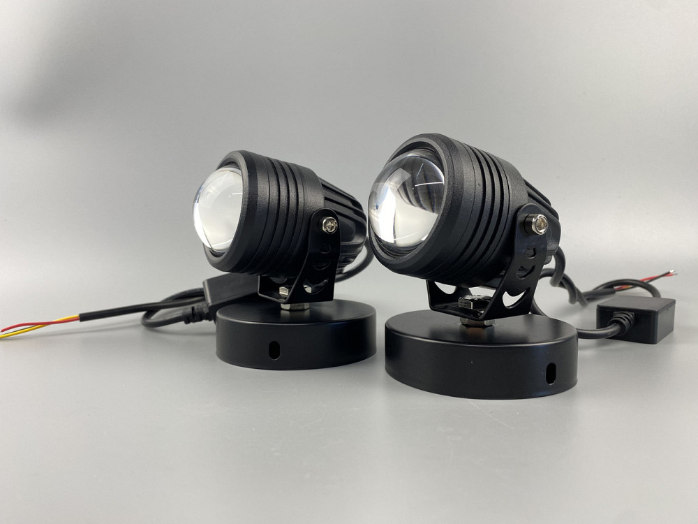 Фари-лінзи LED протитуманні (комплект 2 шт.), 1 фара — 26W реальних ватів, 2 шт. — 52W реальних, 3 дроти Мукачево - фото 2