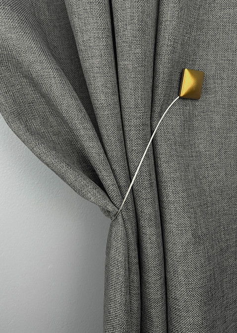 Магниты для штор и гардин Квадрат набор 2 шт Бронзовый (81-282) Киев - изображение 5