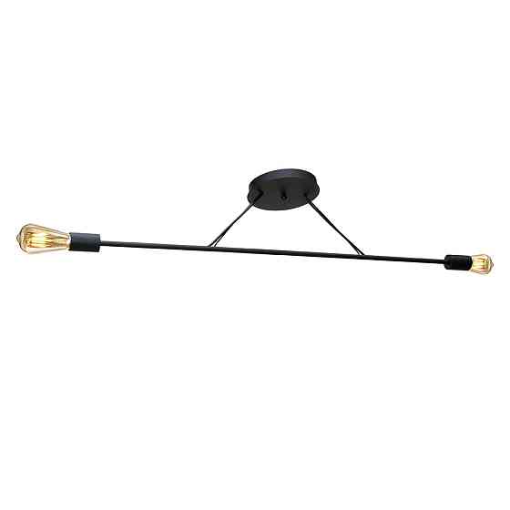 Люстра подвесная MSK Electric Asket на две лампы Е27 NL 10320-2 BK черная Одесса