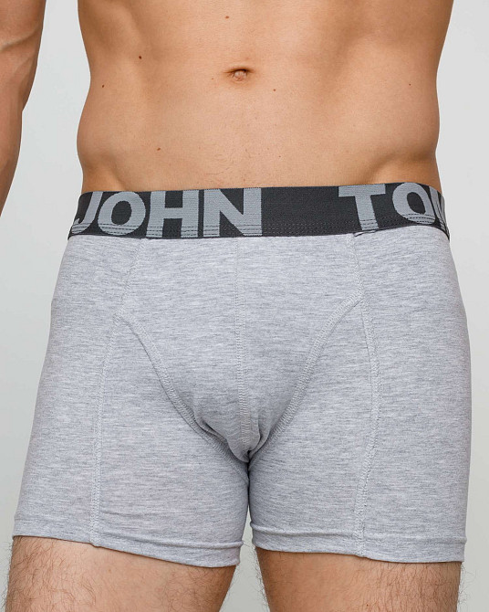 Трусы-шорты мужские однотонные - Tom John 2020-9 L, Серый Киев - изображение 1
