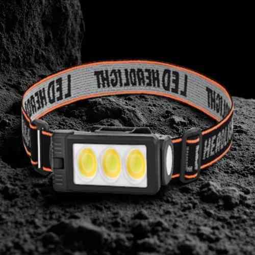 Налобний ліхтар PL-197, акумуляторний, водонепроникний, ЗУ Type-C Дніпро