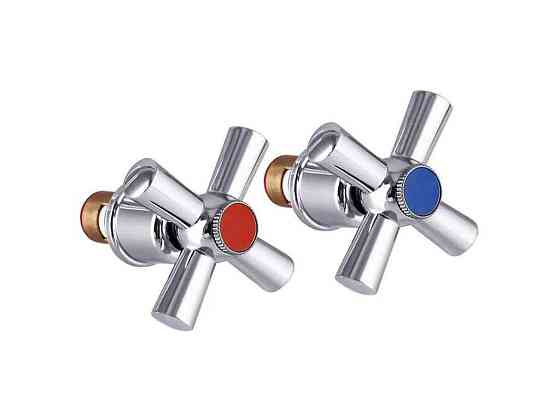 Ручка для смесителя (с кранбуксами) керамика HANDLES SET-A722 (2шт) ТМ MIXXUS Киев