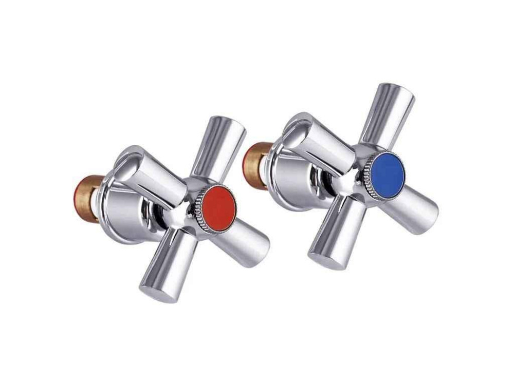 Ручка для змішувача (з кранбуксами) кераміка HANDLES SET-A722 (2шт) ТМ MIXXUS Київ - фото 1