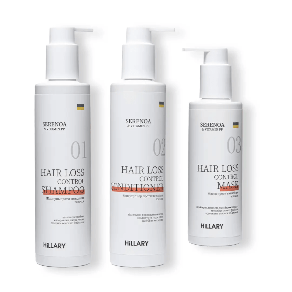 Комплекс проти випадіння волосся Serenoa & РР Hair Loss Control Hillary Київ - фото 1