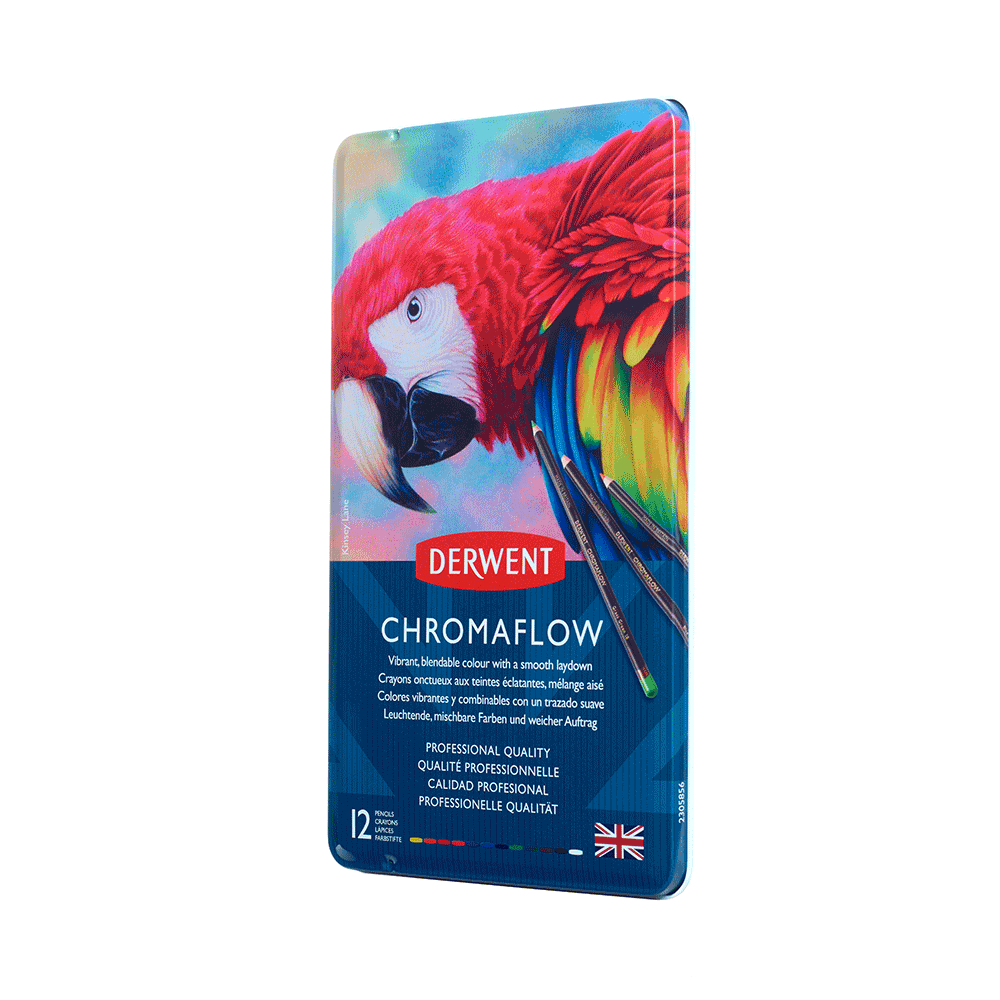 Цветные карандаши Colour Chromaflow 12 шт Derwent Киев - изображение 5