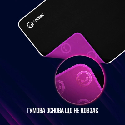 Килимок для мишки Lorgar Legacer 755 Black (LRG-CMP755) Вінниця - фото 6