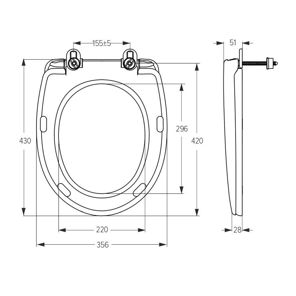 Сидіння для унітазу SoloPlast СП-8 Київ - фото 5