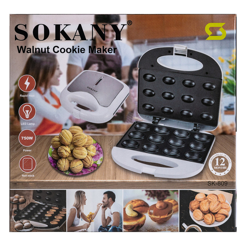 Орешница Sokany SK-809 на 12 горіхів з антипригаром Київ - фото 6