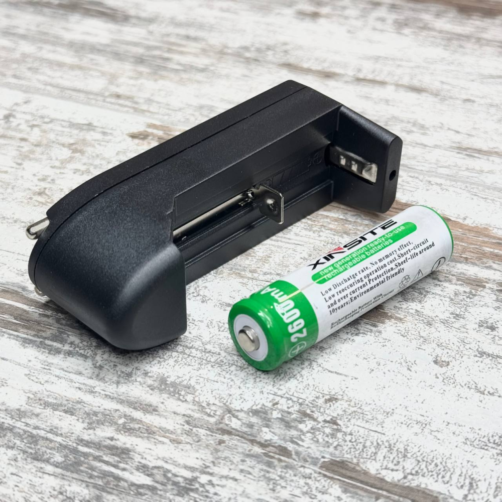 Фонарь светодиодный охотничий рыболовный 800 лм Cree XML-T6, тактический фонарик с аккумулятором, Zoom Киев - изображение 3