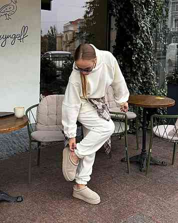 Женский теплый спортивный костюм двойка Двухсторонний плотный флис Одесса