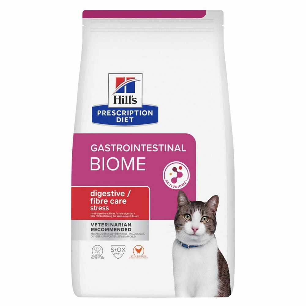 Сухой корм для кошек Хиллс Hills PD Feline GIBiome Strs корм при расстройствах пищеварения и стрессах, 3 кг Винница - изображение 1