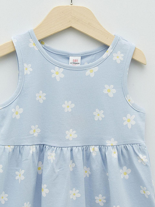 Дитяча Літня Сукня Блакитна з Квіточками LC Waikiki 3-4 роки (98-104см) Київ - фото 3