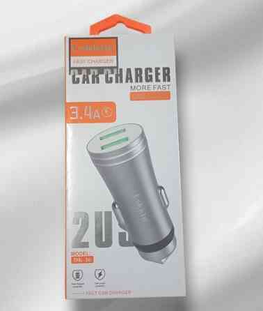 Автомобильное зарядное устройство USB x 2 Dekkin DK-36 / MicroUSB / DC5V-3.4A Днепр