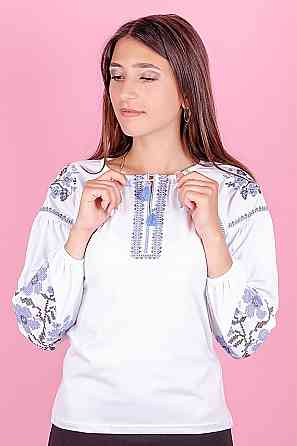 Вишиванка для дівчинки з довгим рукавом топ Київ