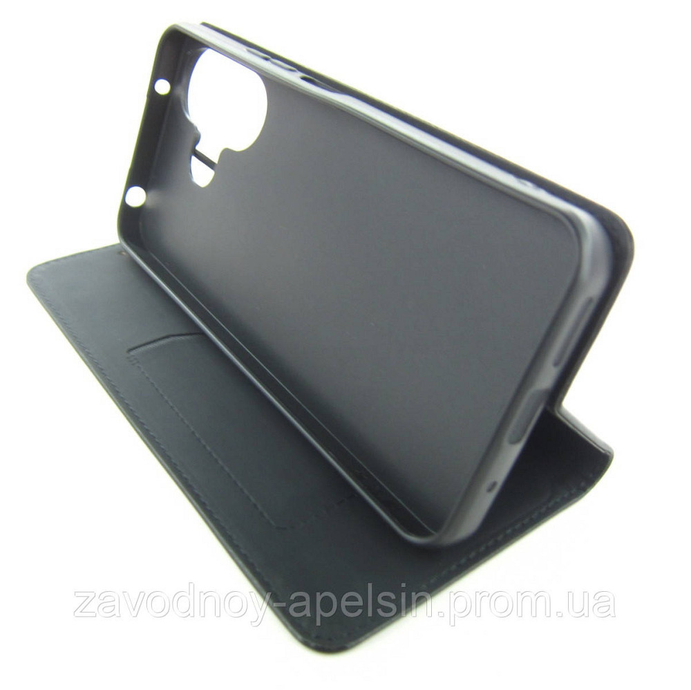 Чехол книжка Xiaomi Redmi 13 Кожаный (черный) Одесса - изображение 3