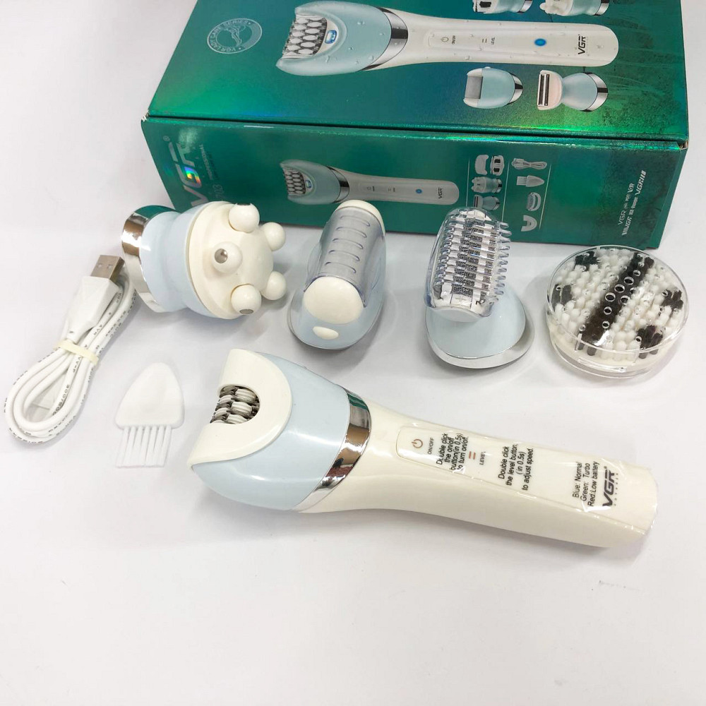 Щітка для чищення п'ят, Електрична пемза для чищення ніг, Епілятор з живленням від батарейок PY-18 Івано-Франківськ - фото 5