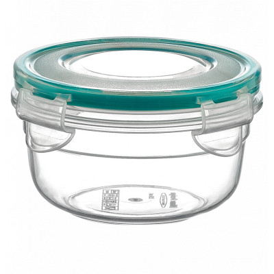 Пищевой контейнер Irak Plastik Fresh круглий 0,25 л прозорий (5217) Винница - изображение 1