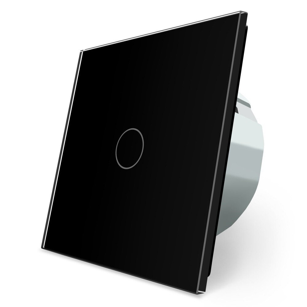 Сенсорний вимикач LIVOLO, чорний скляний, 5А 230В, без нейтралі (VL-C7FC1-2BP) Коломыя - изображение 4