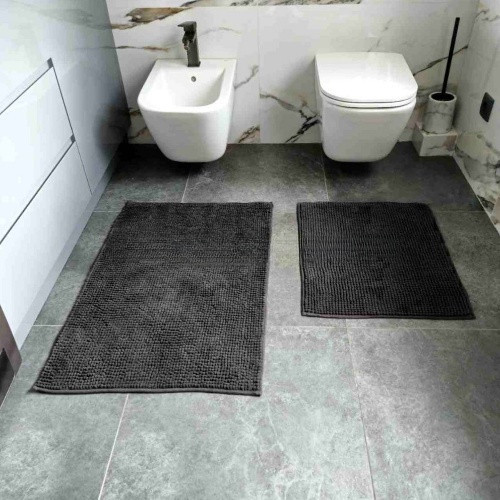 Килимок для ванних кімнат TM DARIANA Standard Plus  60*90 темно-сірий Житомир - фото 4