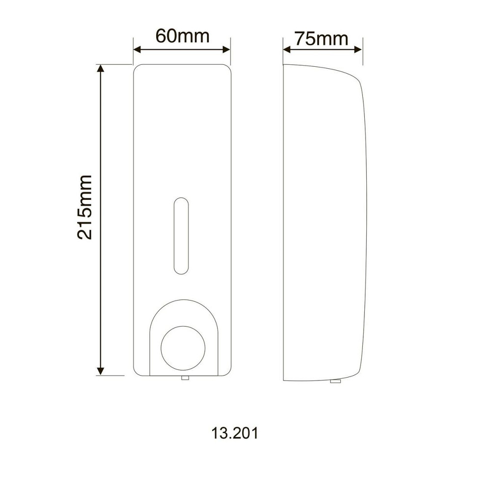Дозатор рідкого мила HOTEC 13.201 ABS White Київ - фото 5