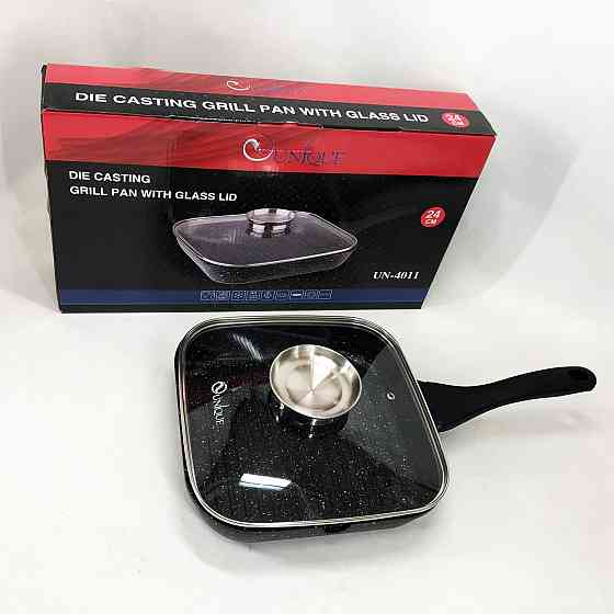 Лита алюмінієва сковорода, Сковорода алюмінієва поглиблена для приготування на пару CA-81 Івано-Франківськ