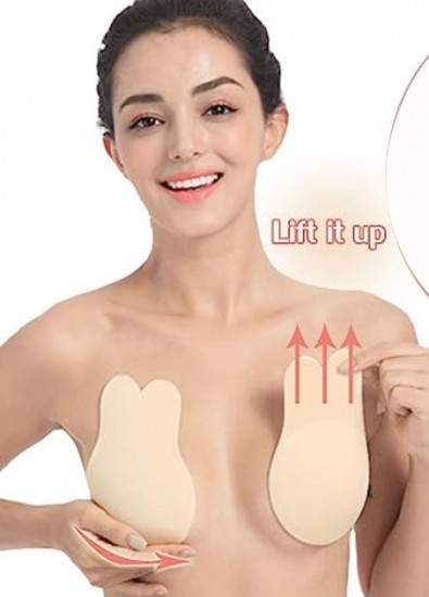 Невидимий силіконовий бюстгальтер PushUp для ідеальної форми S/M Вінниця - фото 3