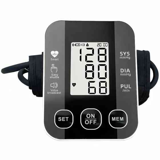 Автоматический тонометр для измерения давления с работой от батареек USB ЖК-дисплеем индикатором заряда XZ-71 Ивано-Франковск