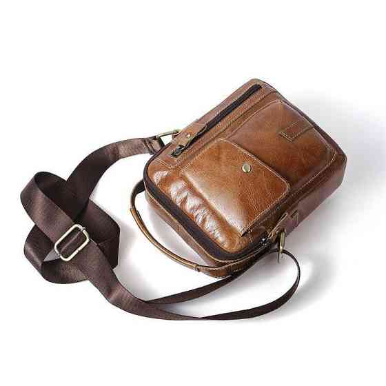 Сумка мужская Vintage 14766 Светло-коричневая Киев