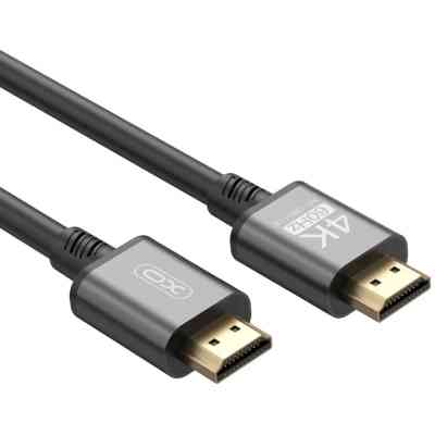 Кабель мультимедийный HDMI to HDMI 3.0m v2.0 black XO (GB017A-HDMI.tranish) Винница
