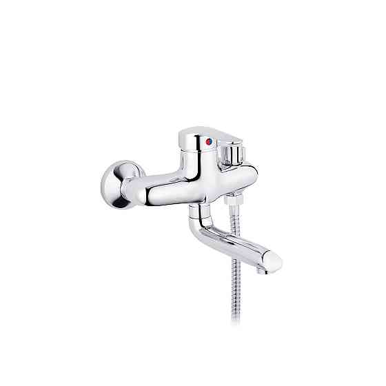 Змішувач для ванни Agua Sevilla - C061 з душовим гарнітуром, хром Київ