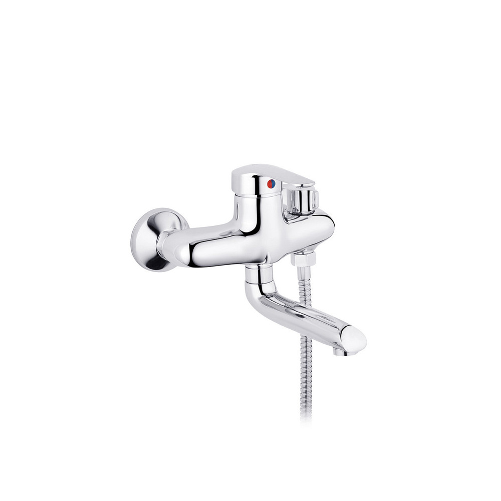 Змішувач для ванни Agua Sevilla - C061 з душовим гарнітуром, хром Київ - фото 1