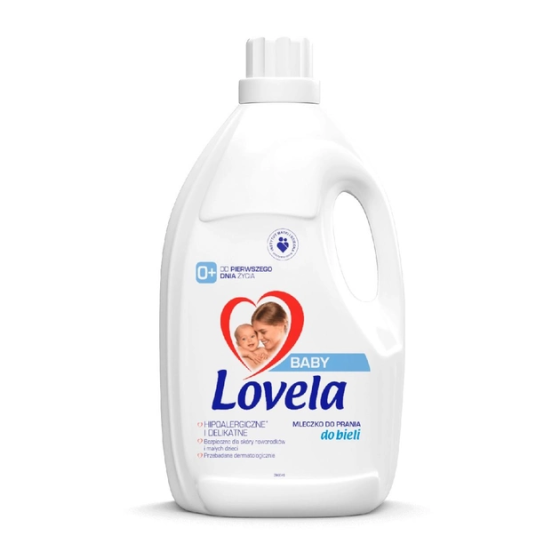 Гипоаллергенное молочко Lovela Baby 0+ для стирки белой детской одежды и белья, 1,45 л Львов