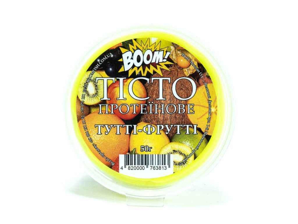 Тесто протеиновое Тутти-Фрутти 50г ТМ BOOM Solmir Киев - изображение 1