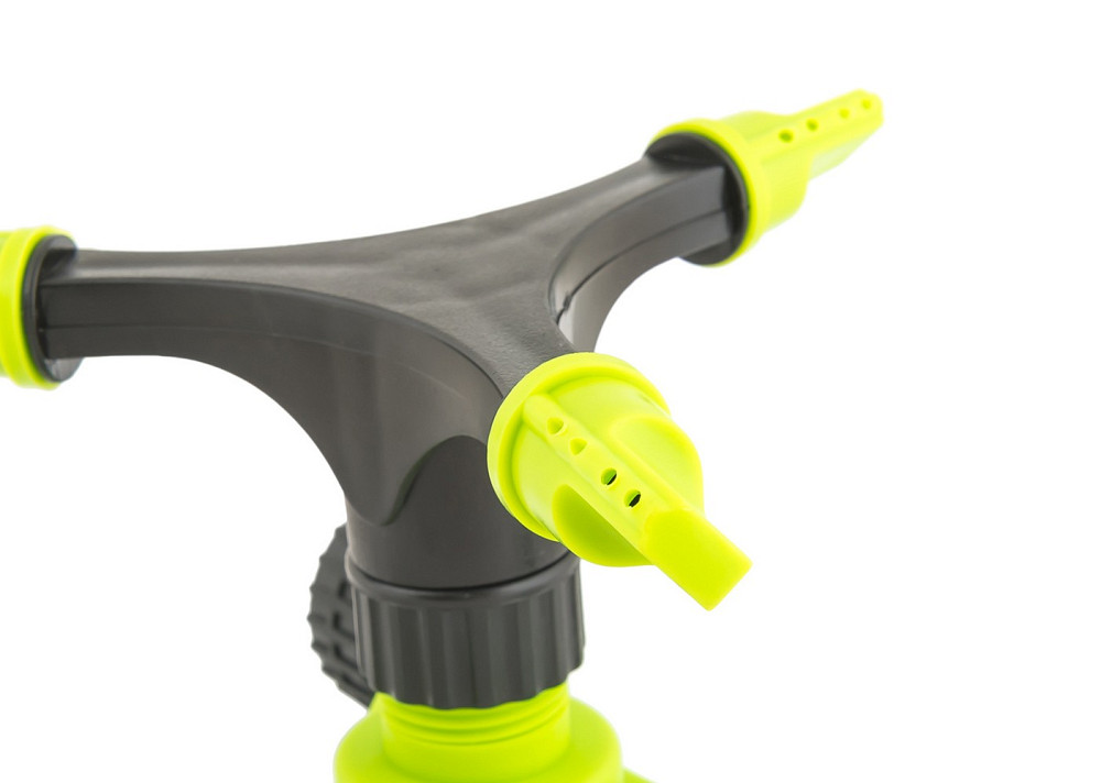 MASTERTOOL Зрошувач для поливу обертовий MASTERTOOL 3-х ріжковий ½" на коліщатках 12 м 180 м² 9 Киев - изображение 3