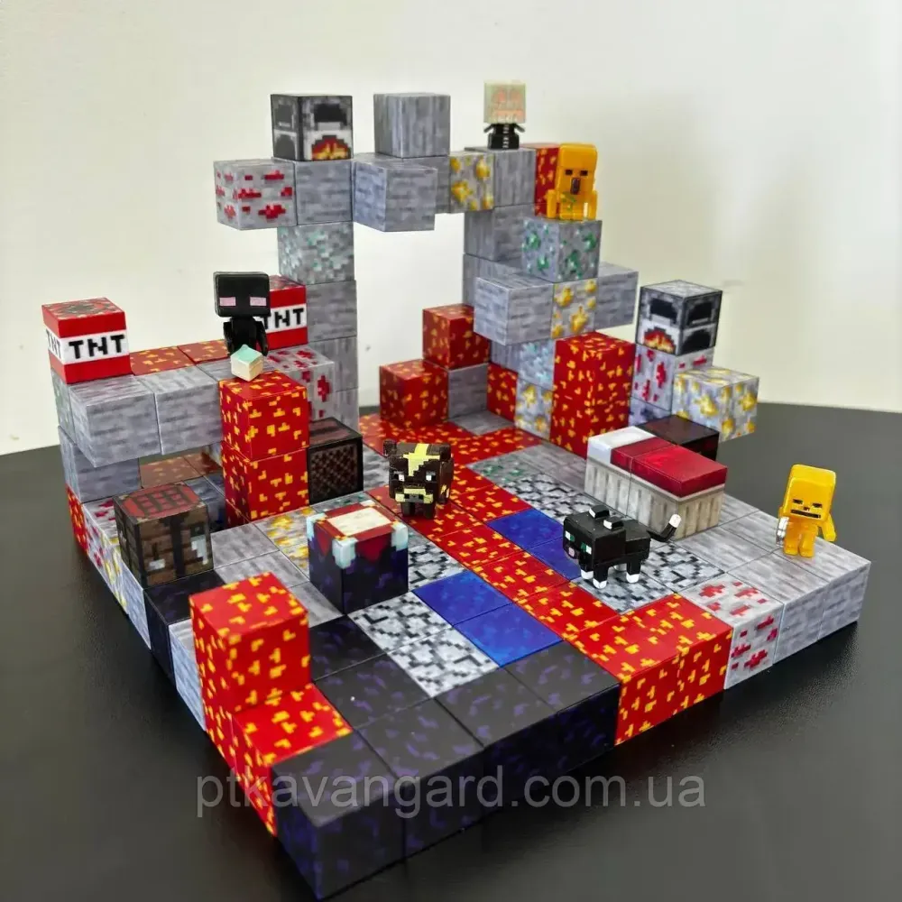Конструктор магнитный майнкрафт 142 кубики магнитные блоки 