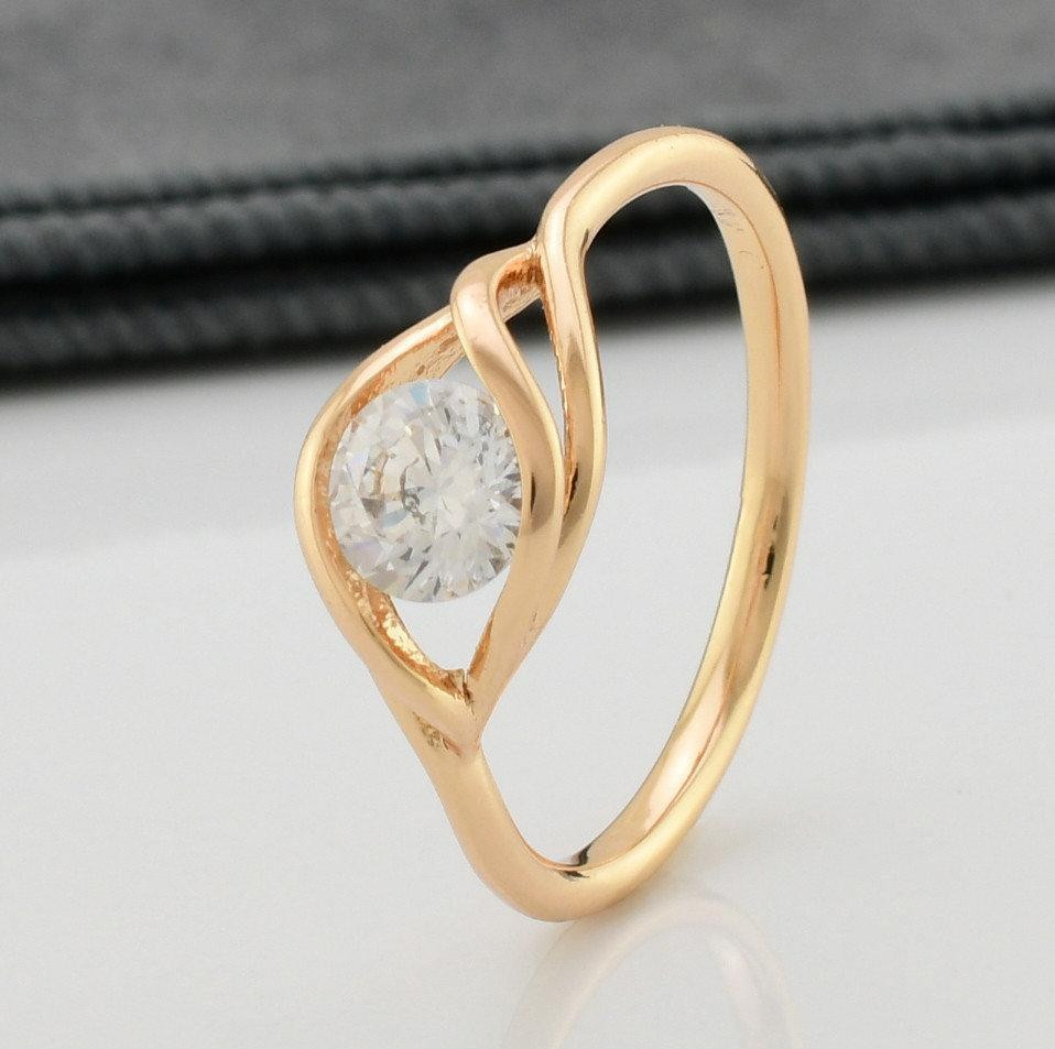 Кольцо Xuping позолота 18К, 20 размер (ширина 8мм, вес 1,8г) Киев - изображение 2