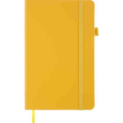 Книга записна Buromax Etalon 125x195 мм 96 аркушів в клітинку обкладинка зі штучної шкіри Жовта (BM.291160-08) Вінниця