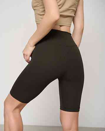 Велосипедки женские в рубчик Nicoletta 10075 S, M, L, XL, XXL, Хаки Киев