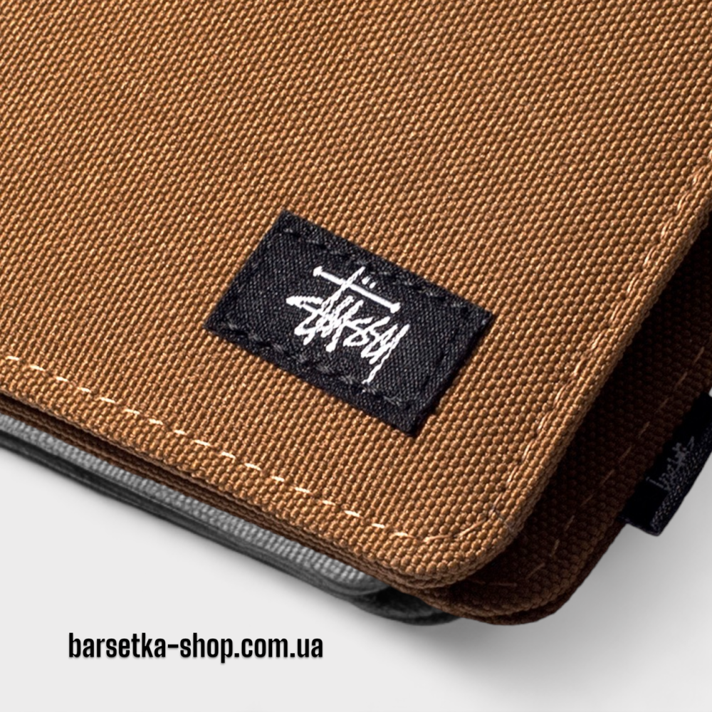 Кошелек Stussy 11x9 коричневый (в коробке) Запорожье - изображение 4