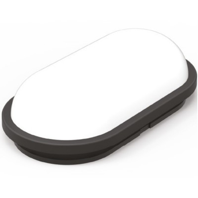 Уличный потолочный светильник влагозащищенный черный 20W 6400К IP65 AYDOS-20 Киев - изображение 1