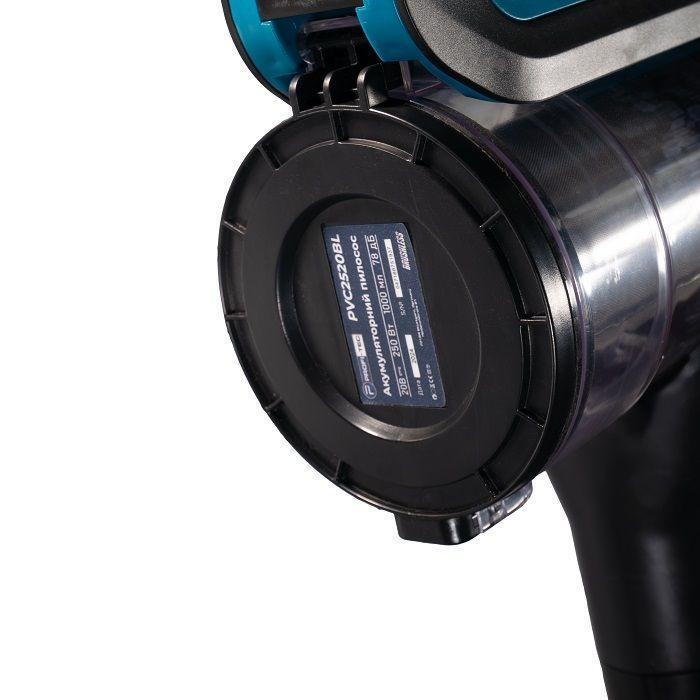 Потужний акумуляторний пилосос PROFI-TEC PVC2520BL POWERLine : без АКБ, бак 1000 мл Київ - фото 3