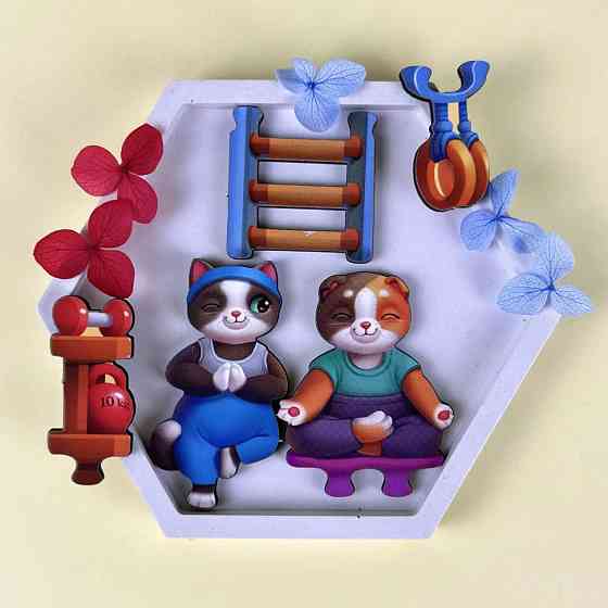 Деревянный пазл-вкладыш 