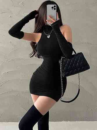 Женское привлекательное вечернее платье со съемными рукавами трикотаж джерси Одесса